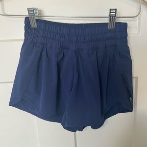 Navy Lululemon shorts